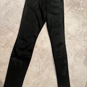 Joe's Jeans Women's Black Coated Skinny Jeans size 27